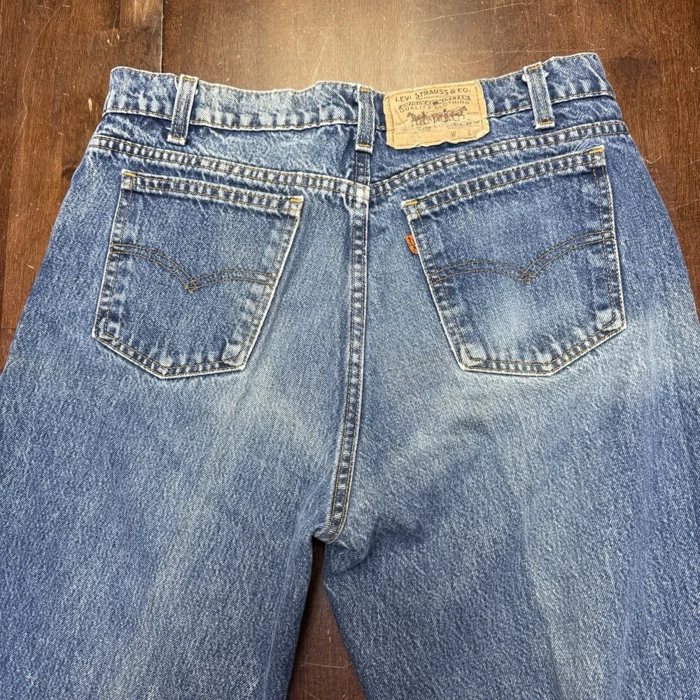 VTG Levi's 550 Relaxed Orange Tab 80s Jeans‎ Fits 33x30 Faded Tapered USA 1986